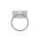 Croydex WA991522 Towel Ring Pine White One Size 2