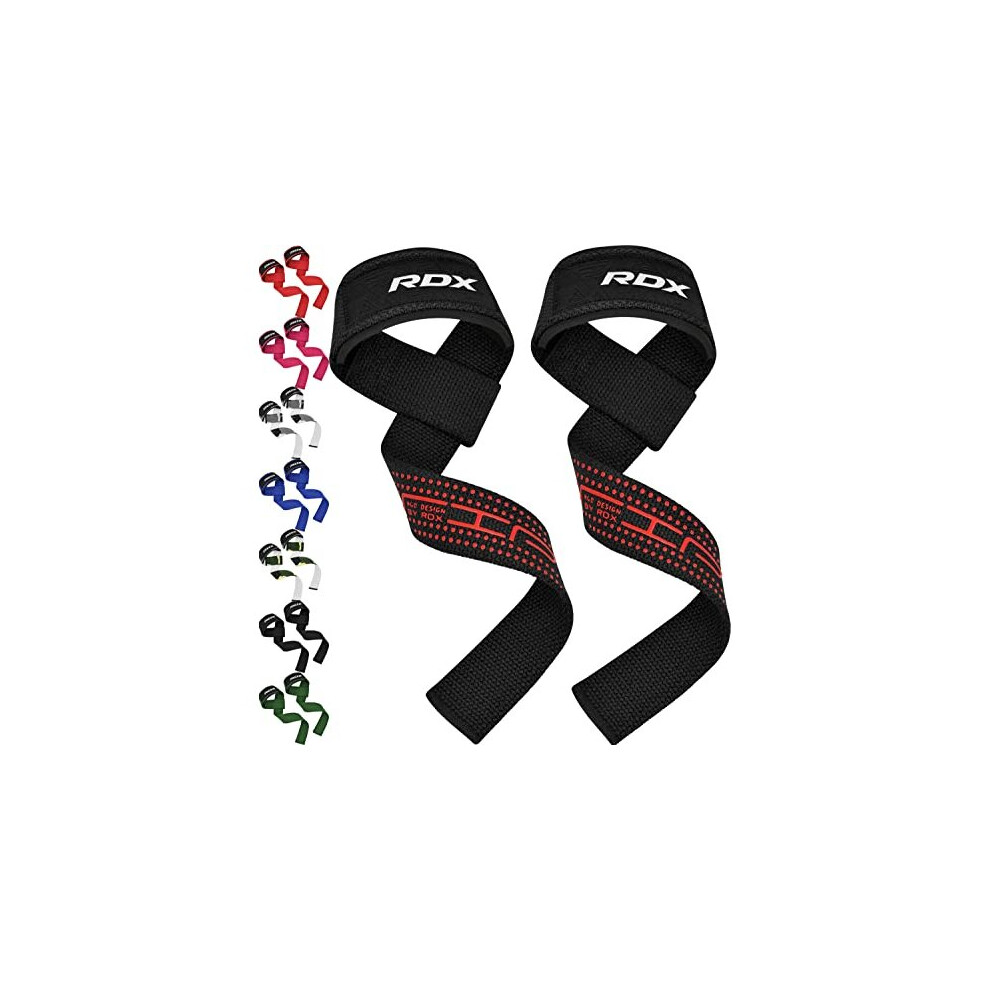 Photos - Other Trainers RDX Weight Lifting StrapsPowerlifting Deadlifting Anti Slip 60CM Hand Bar Grip 5MM Neoprene Wrist Support Heavy Duty Weightlifti 