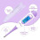Digital Basal Thermometer for Ovulation with Backlight LCD Display Premom APP 1100th Degree High Precision and Memory Recall Ovulation Tracking 7