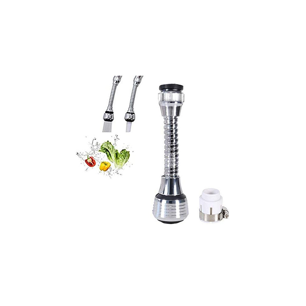 Universal Faucet Extension Kitchen Faucet Extender Kitchen Tap Extension Flexible Faucet Sprayer Thread Interface for Bathroom Kitchen Tap Nozzle