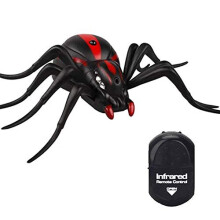 Infrared Remote Control Fake Spider Toy High Simulation Animal Spider Infrared Remote Control Kids Toy Gift Suitable for Prank Toy Animal Insect for