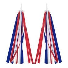 Kids Scooter Streamers2 Pack Coloured Bicycle Tassel Bicycle Tassel Bike Handlebar Ribbo for Children Baby Girl Boy Bike Accessories 27CM Red Yellow