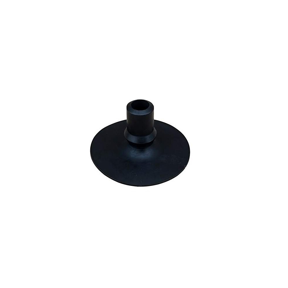Push On Lawn Bowls Bowlers Walking Stick Green Protector End Black 18 mm Diameter