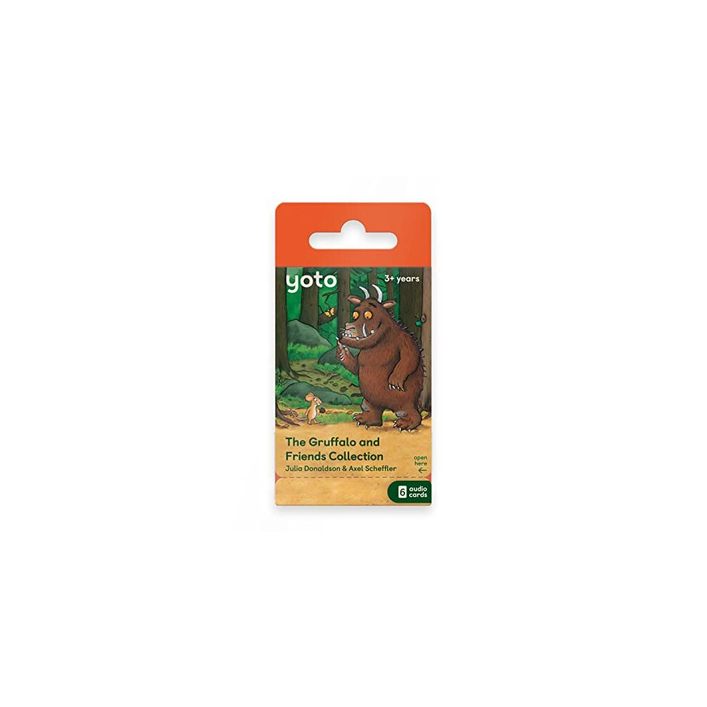 Yoto Gruffalo Friends Collection By Julia Donaldson 6 Kids Audiobook Cards For Use With Player Mini Story Box Speaker Fun Educational Daytime