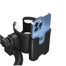 Stroller Cup and Phone Holder Universal PushchairPram Cup holder Baby Bottle Holder Buggy Clip Cup Holder Organiser Stroller Phone Holder Wheelchair