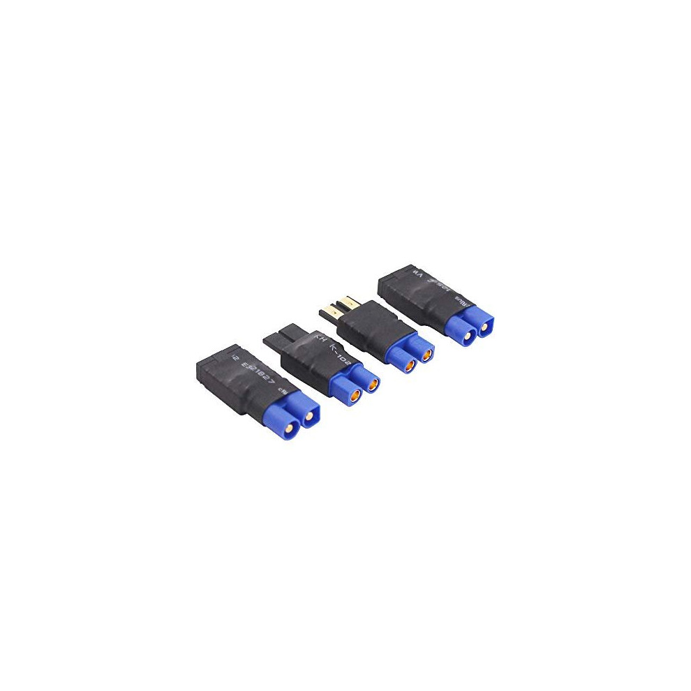4Pcs Traxxas Trx To Ec3 Style Male Female Rc Connector Adapterc1534 619191639359