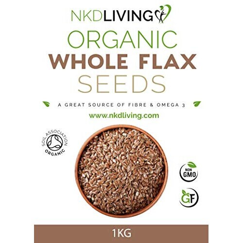 Organic Flax Seeds Linseeds 1kg 1