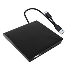 External CD DVD Drive for Laptop PC Portable CDDVD RW Drive USB 30 and USBC for Apple Macbook PC Laptop with Windows and Linux OS