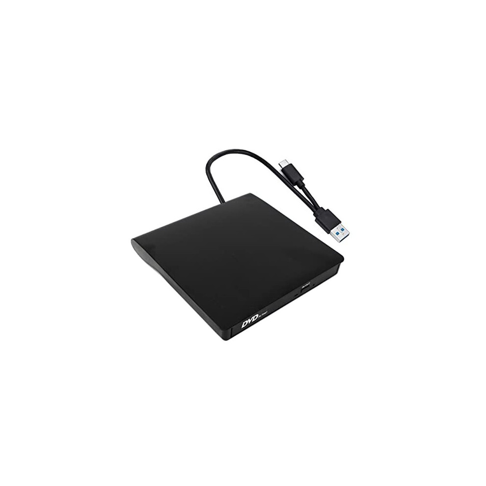 External CD DVD Drive for Laptop PC Portable CDDVD RW Drive USB 30 and USBC for Apple Macbook PC Laptop with Windows and Linux OS