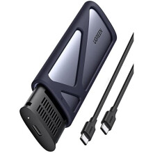 UGREEN M.2 M-Key 10G-Gehäuse + USB-C-Kabel, 0,5 m - Grau