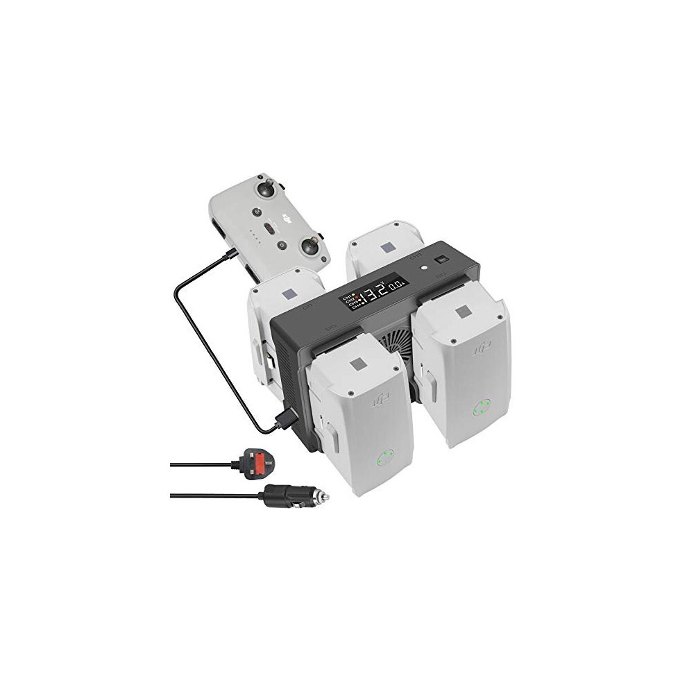 Battery Home Charger Car Charger For Dji Air 2Smavic Air 2 Drone5 In 1 Rapid Multi Parallel Charging Hub With Charge And Storage 738630354179