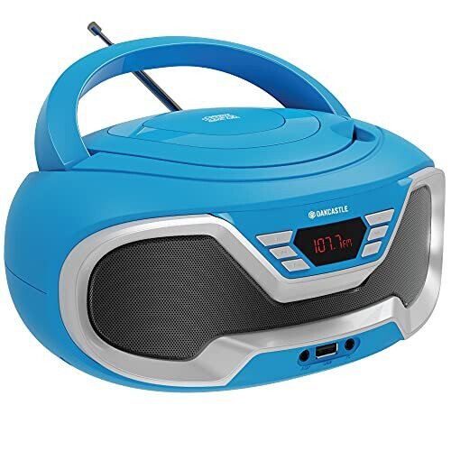 CD200 Portable CD Player Boombox I Bluetooth FM Radio USB Aux Playback
