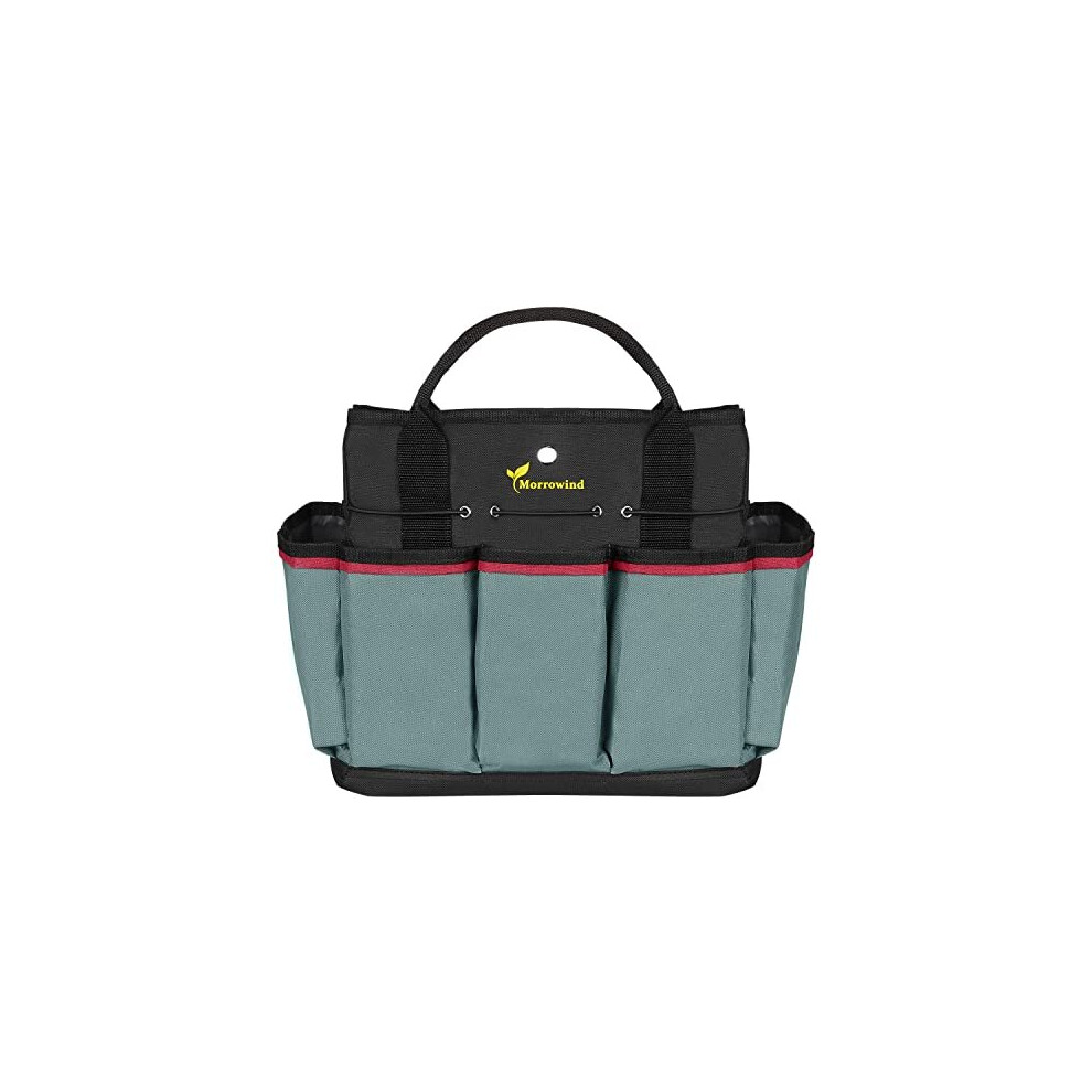 Garden Tool Bag Oxford Cloth Garden Tote Bag Garden Tool Storage Bag Tool Organizer With 8 Exterior Pockets For Gardening Yard Lawn Work 843798168114