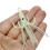 Luminous Octopus Lures Squid Skirts Bait Soft Trolling Lures Skirts Cuttlefish Squid Jig Octopus Lures Glow in Dark Squid with 4 Hooks 9