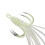 Luminous Octopus Lures Squid Skirts Bait Soft Trolling Lures Skirts Cuttlefish Squid Jig Octopus Lures Glow in Dark Squid with 4 Hooks 5