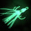 Luminous Octopus Lures Squid Skirts Bait Soft Trolling Lures Skirts Cuttlefish Squid Jig Octopus Lures Glow in Dark Squid with 4 Hooks 1