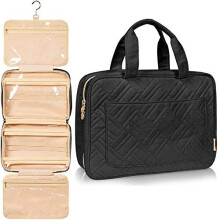 Large Hanging Travel Toiletry Bag for Women Girls Makeup Bag Shower Wash Bag Organiser Kit for Cosmetics Essentials Travel Accessories