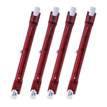 500 Watt Ruby Compatible with Heatmaster R7 Halogen Heater Bulb for Garden heater Pack of 4