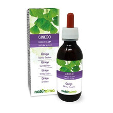Ginkgo Ginkgo biloba Leaves AlcoholFree Mother Tincture Naturalma Liquid Extract Drops 120 ml Food Supplement Vegan