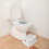 Toilet seat and Step Stool Grey 2 Piece Set 4