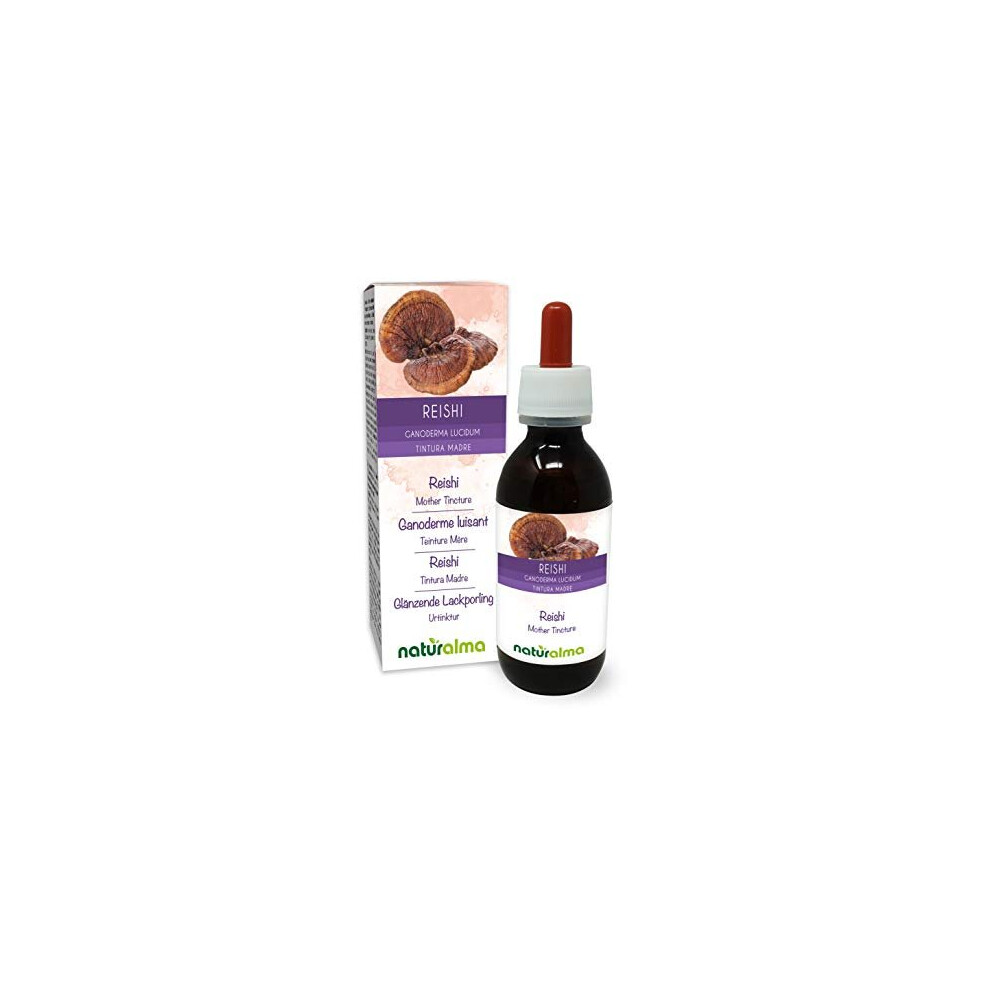 New Naturalma Reishi Ganoderma Lucidum Fungus Or Mushroom Alcoholfree Mother Tincture Liquid Extract Drops 120 Ml Food Supplement Vegan