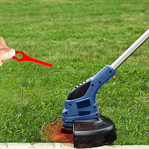100Pcs Replacement Blades for Terratek Grass Strimmer Cordless Strimmer 18V20V 2
