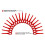 100Pcs Replacement Blades for Terratek Grass Strimmer Cordless Strimmer 18V20V 4