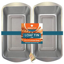2pk Loaf Tins for Baking 2lb 2lb Loaf Tin 21 x 11 x 64cm Stainless Steel Bread Tins for Baking 2lb Stainless Steel Bread Tin Bread Loaf Tin Loaf Pan