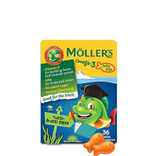 Mollers Omega 3 Jellies for Children Tutti Frutti 36 Capsules