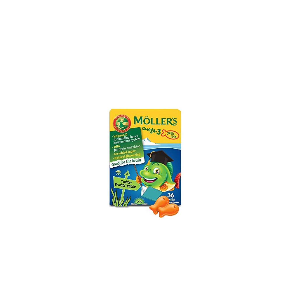 Mollers Omega 3 Jellies for Children Tutti Frutti 36 Capsules