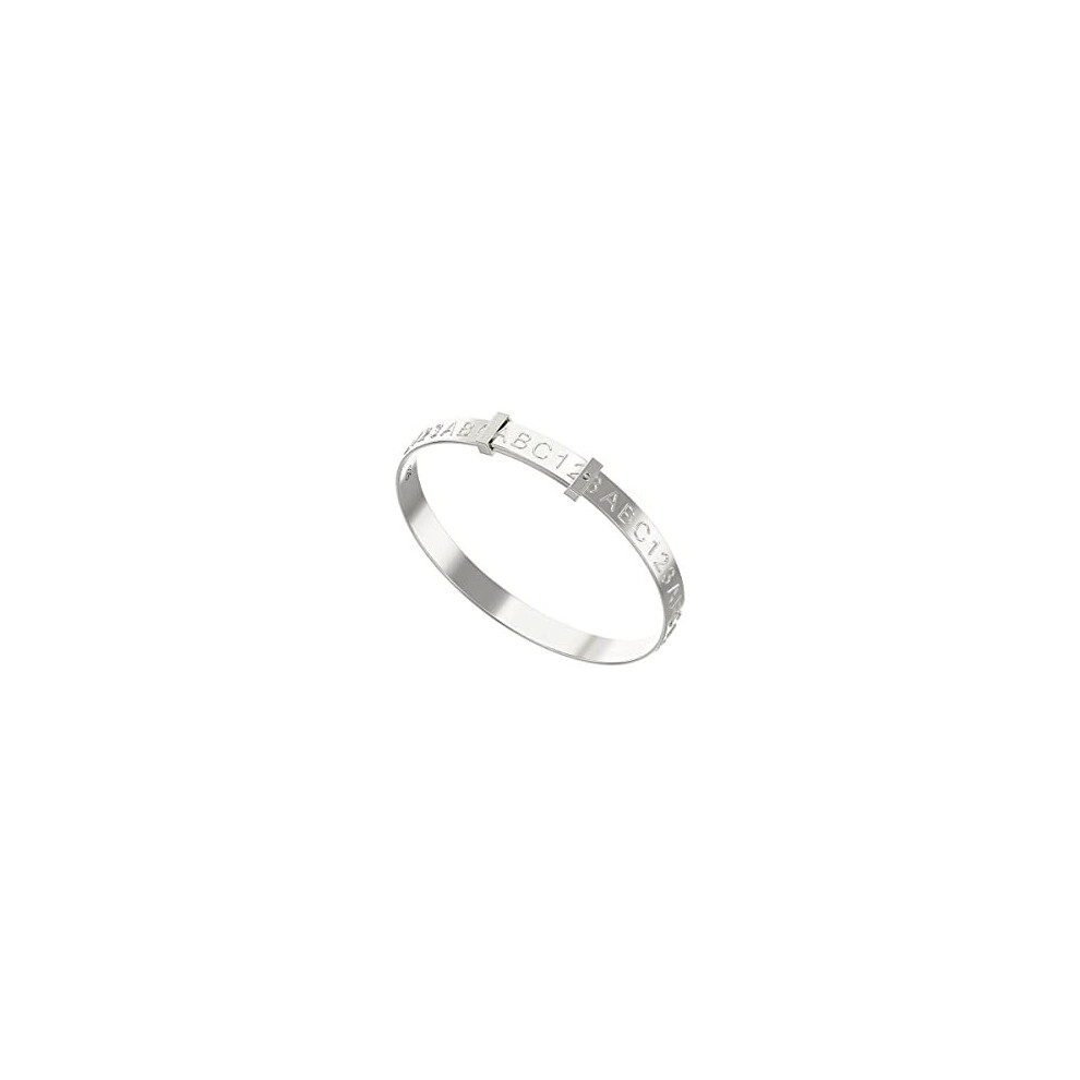Jewellery Expanding Baby Bangle 925 Sterling Silver Bracelet Decorated with ABC 123 For a Christening for a Boy or Girl Gift Box Polishing Cloth