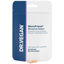 DR.VEGAN MenoFriend Menopause Support | 60 Capsules | Two-A-Day | Botanicals, Wild Yam 500mg & Dandelion Root | Mood & Energy Support