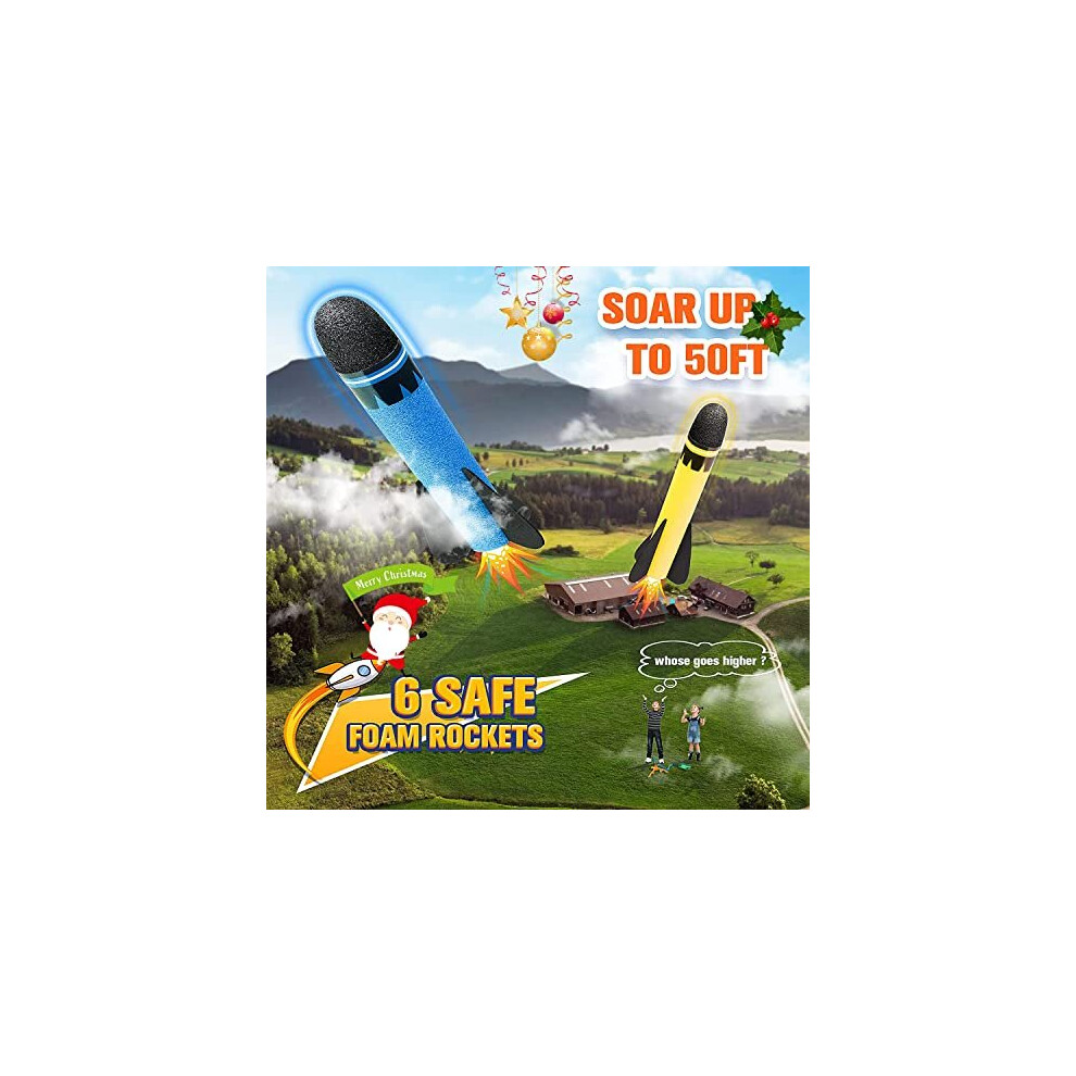Toys for 310 Year Old Boys Rocket Toy Launcher for Kids Gifts for