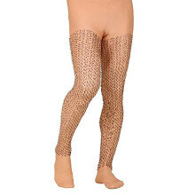 29352 Tights 60 Denier Hairy Legs Bad Taste Theme Party Carnival Multicoloured XL