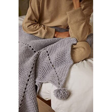 Mindful Making Comforting Blanket Crochet Kit CR103K by DMC - Beginner-Friendly Mindfulness Crochet with 6x100g Acrylic Yarn, Hook & Instructions