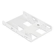 Dual SSD Mounting Bracket 35 Internal Drive Bay to 25 Easy Installation White