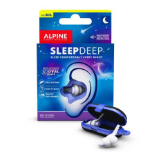 SleepDeep ML Soft Ear Plugs for Sleeping and Concentration New 3D Oval Shape and Noise Reducing Gel for Better Attenuation 27dB Ideal for Side Sleeper