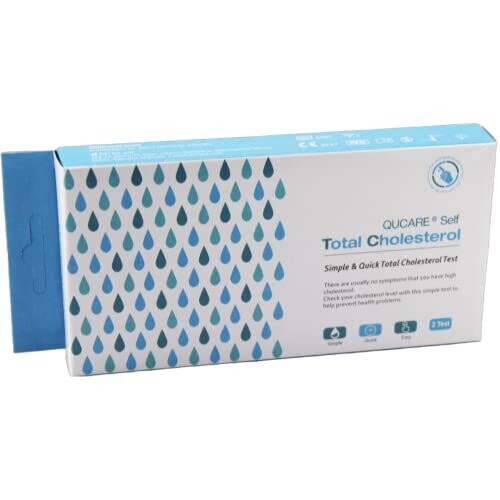 Total Cholesterol Test Quick and Simple Qucare 2 Tests 1