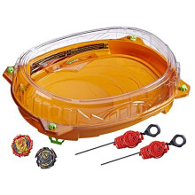 Burst QuadDrive Cosmic Vector Battle Set Game Beystadium 2 Toy Tops and 2 Launchers for Ages 8 and Up