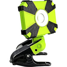 LED Rechargeable Mini Clamp Work Light 9 Watts Green
