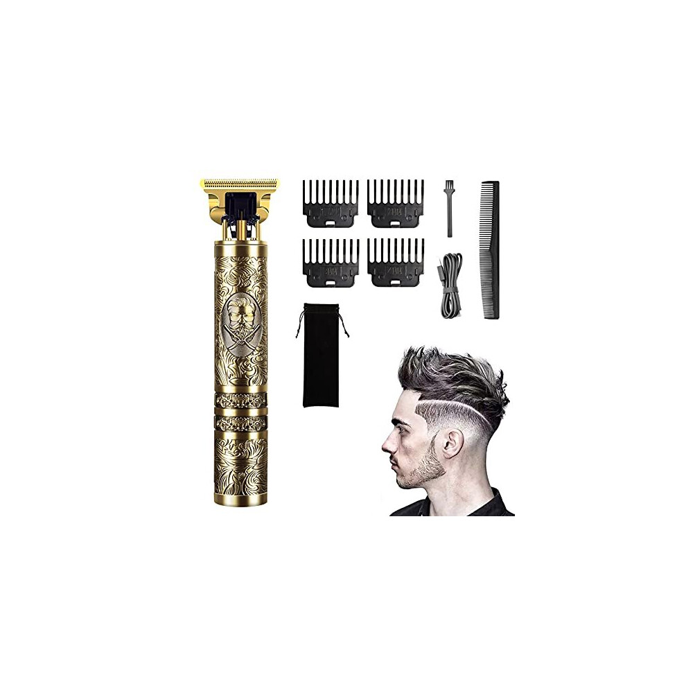 Jiutoplady Electric Beard Trimmer Mens Hair Clippers Cordless Sharp Titanium Precision T Blade Trimmer For Men Usb Rechargeable Hair Trimmer Clippers For Men
