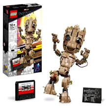 76217 Marvel I am Groot Buildable Toy Guardians of the Galaxy 2 Set Collectable Baby Groot Model Figure Gift Idea