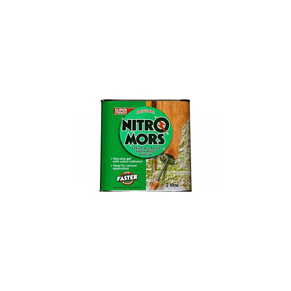 Nitromors Orginal Paint Stripper 2L - Varnish & Lacquer Remover For Wood, Metal And Concrete (Npv002)