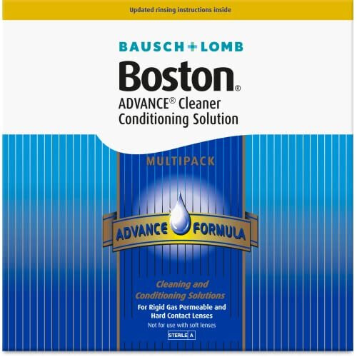 Bausch & Lomb Advance Cleaner Conditioning Solution Multipack 3x 30ml Cleaner 3x 120ml Conditioning Solution Contact Lens Solution for Rigid Gas Permeable Hard