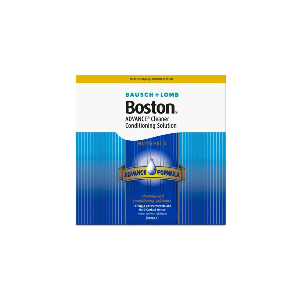 Advance Cleaner Conditioning Solution Multipack 3x 30ml Cleaner 3x 120ml Conditioning Solution Contact Lens Solution for Rigid Gas Permeable Hard