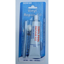 Vinyl Repair Kit for Hot Tubs Inflatable Spas Pools Inflatables Repair Patches Glue and Application Tool on card