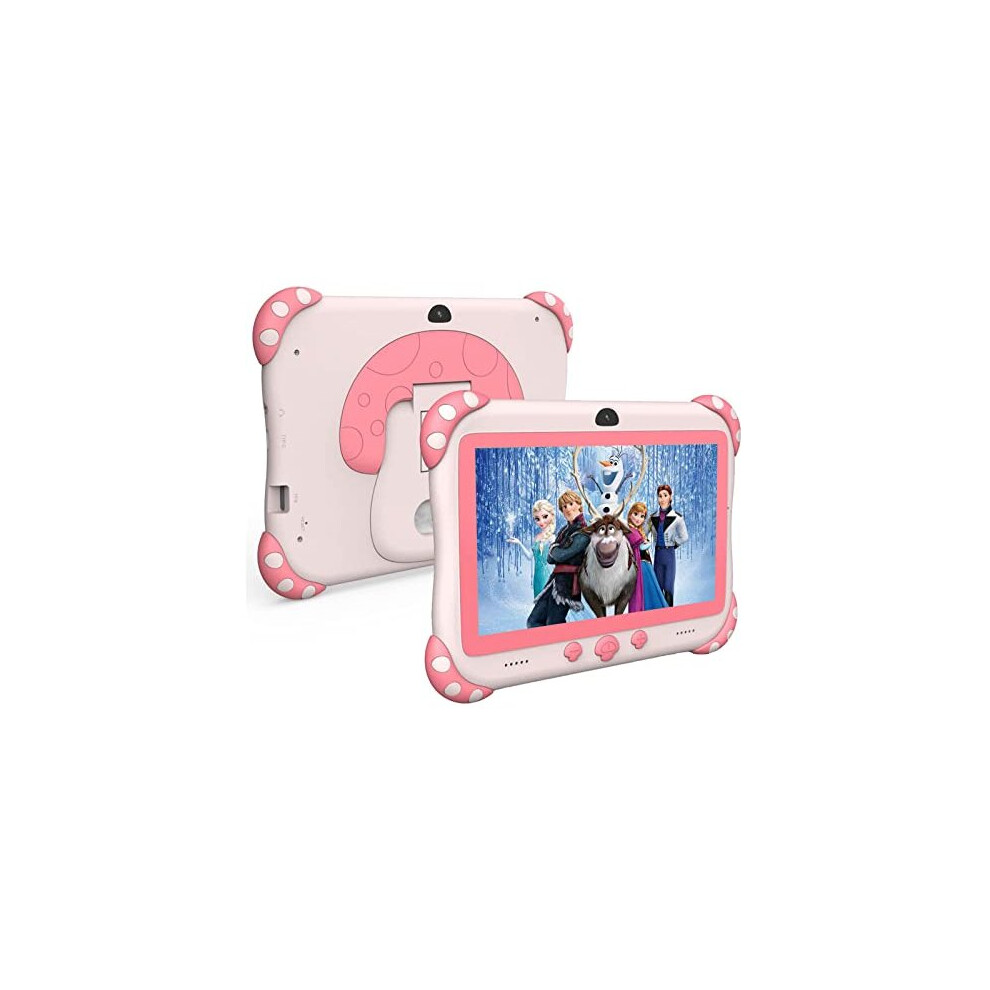 Ascrecem Kids Tablets 7 Inch Android Tablet For Kids With Wifi Dual Camera Educational Games Parental Control Childrens Tablet With Kids Software Preinstalled