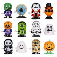 12 Pcs Halloween Wind Up Toys Halloween Party Favours Assorted Toys for Kids and Adults