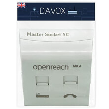 BT Openreach master phone socket NTE5C MK2 MK4 Faceplate Combination Socket for Fibre Broadband Filtered Telephone Main Line BT431a for Phone RJ11RJ45