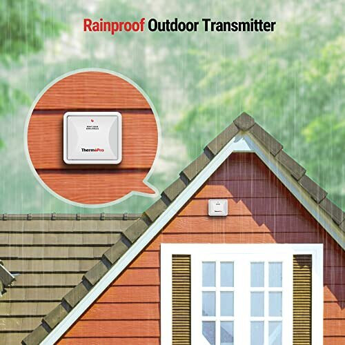 ThermoPro TX2C Additional Outdoor Sensor for TP65C TP200C Thermometer Hygrometer 1